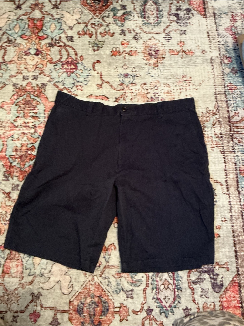 Dockers Black Flat-Front Men's Shorts